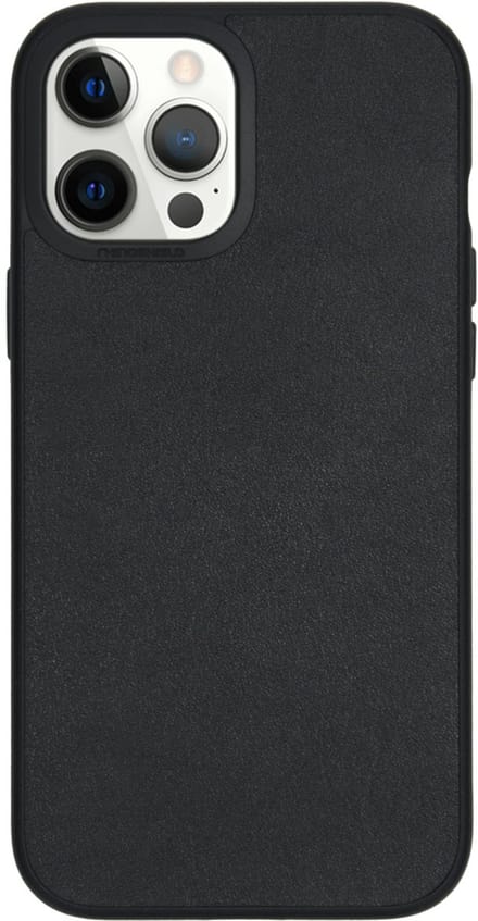 Rhinoshield SolidSuit Leren Backcover voor de iPhone 12 Pro Max - Leather Black