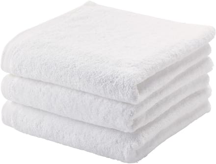 Aquanova handdoek London - 55x100 cm - Set van 3 - Wit