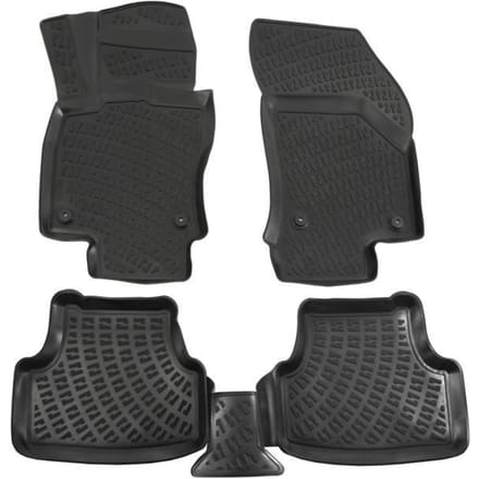 Tapis de sol - Exclusive - VW Polo - Caoutchouc - Compatible depuis 2017 - Toutes saisons