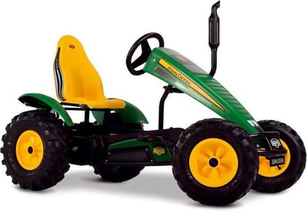 BERG XL frame John Deere BFR Skelter - Met handrem - Verstelbare Stoel - Groen/Geel - Vanaf 5 jaar