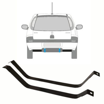 Brandstoftank klemmen voor Opel Corsa C 2000-2010