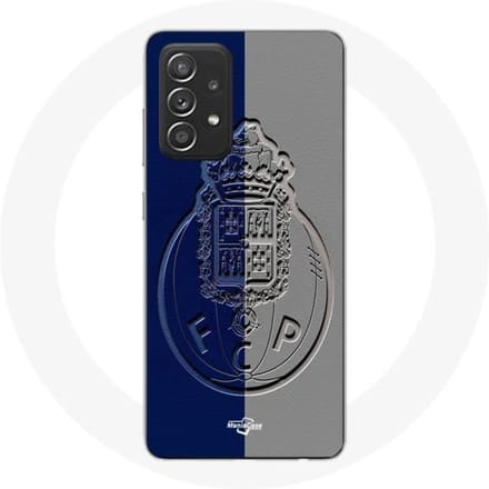 Coque Samsung Galaxy A52 fcp porto gond bleu et gris