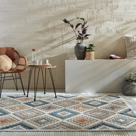 Flycarpets Binnen & Buitenkleed Zion - Naturel / Beige 80x230cm