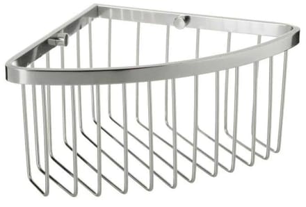 Tatay Douche Hoekmandje 20x11.5x20 Cm Zilver