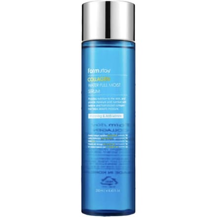 Farmstay, Collageen Water Vol Vochtig Serum, 250 ml (8,45 fl oz) blue