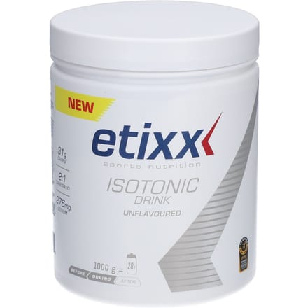 Etixx | Isotonic Unflavoured | Sportdrank - Neutrale smaak - 2:1 Glucose:Fructose - Extra Natrium | 1000g