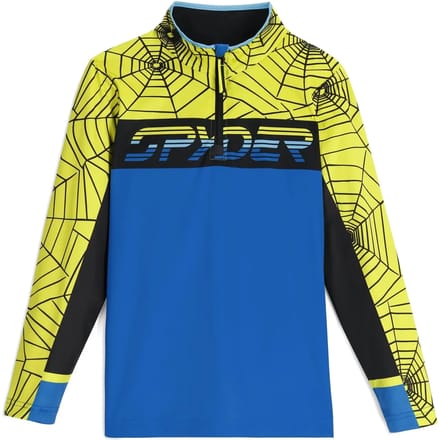 Langarm shirt met 1/2 rits voor kinderen Spyder Ryder