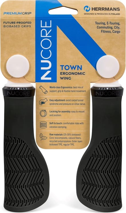 Sturmeyarcher Handvatset Nucore Town Wave 130/130mm zwart