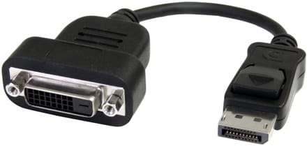 DisplayPort to DVI Adapter Startech DP2DVIS Black