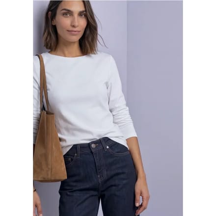 Longsleeve met boothals