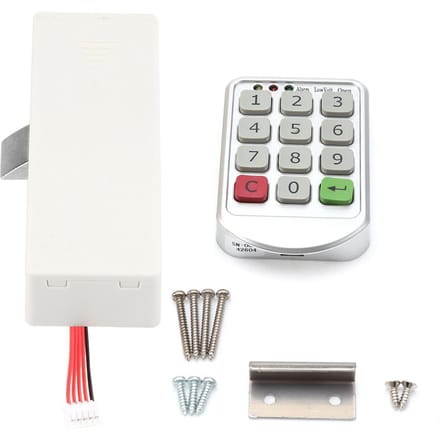 Intelligent Digitaal Elektronisch Wachtwoord Toetsenbord Nummer Kastdeur Code Sloten white