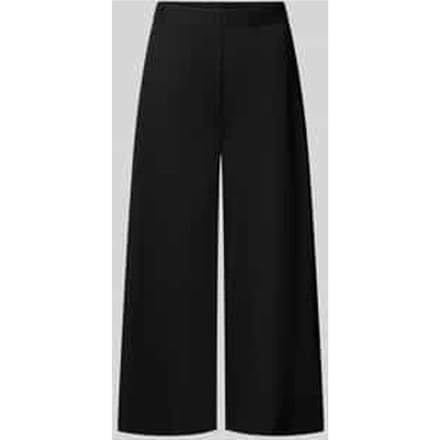 wide fit broek met viscose, model 'Nanni'