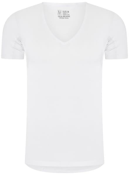 RJ Sweatproof SF Bergen Heren T-Shirt Deep-V White XXL
