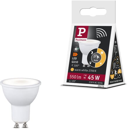 Paulmann 29272 LED-lamp Energielabel F (A - G) GU10 7 W Warmwit (Ø x h) 50 mm x 56 mm 1 stuk(s)