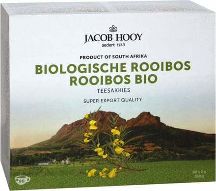 3x Jacob Hooy Rooibos Zakjes 80 stuks