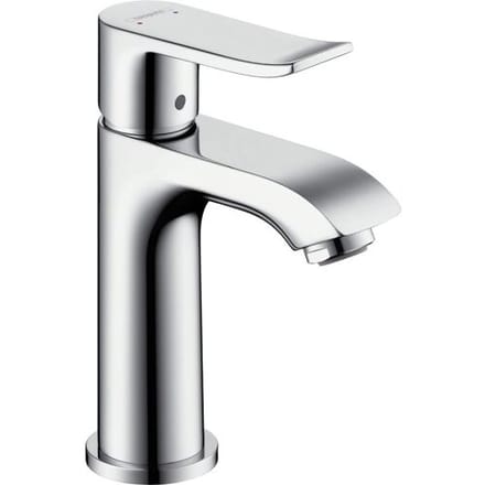 Hansgrohe Metris single lever mixer 100 with drain set 31088000
