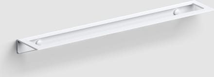 Clou Fold handdoekrek 45 cm, mat wit poedercoating