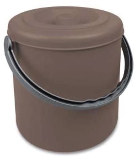 Afvalemmer 10 l Taupe