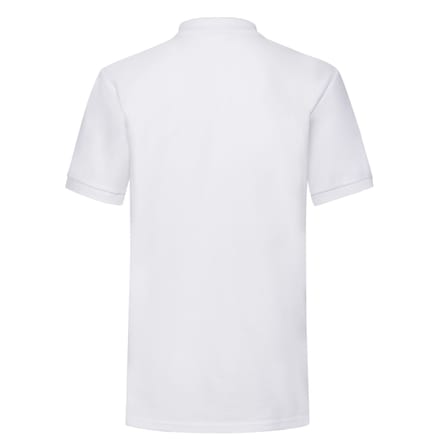 Fruit of the Loom Heren Piqué Polo Shirt (Wit)
