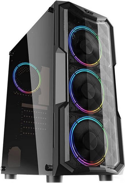 Darkflash Computer case Aquarius Acrylic - Case - Zwart