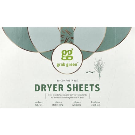 Drogerbladen, Vetiver, Biologisch Afbreekbare Bladen 80 gray