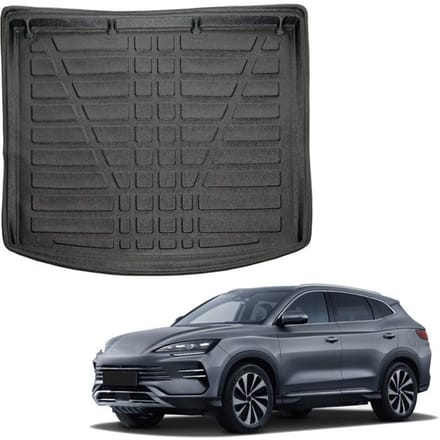 Bac de coffre sur mesure - SCOUTT - BYD Seal U DM (2023+) - Noir - Antidérapant - Bords hauts