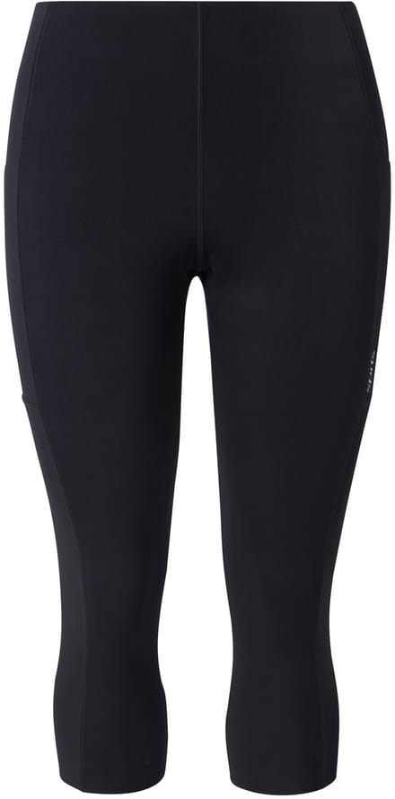 Ulla Popken - Dames - Capri-legging stretch sneldrogend gerecycled - Zwart - Maat 42+