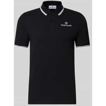 slim fit poloshirt met gestikt logo model 'Reed'