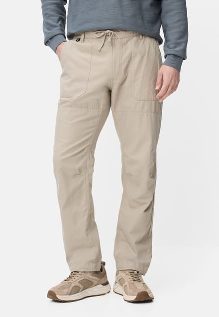 camel active Chinobroek met trekkoord - Maat - Beigemenswear-36/32