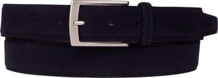Presly & Sun Heren - Leren riem - Blauw - 85cm