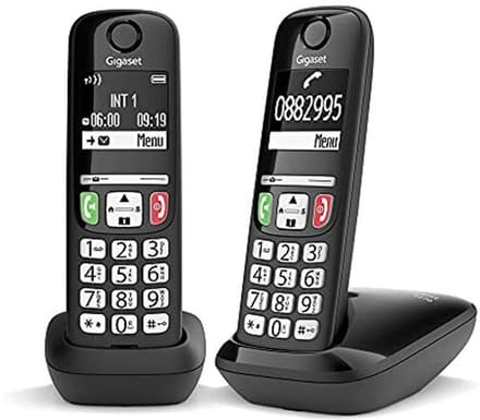 Draadloze Telefoonset met 2 Handsets en Groot Scherm