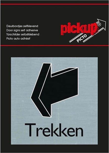 Pickup Route Alulook Alu Picto 80x80mm - trekken