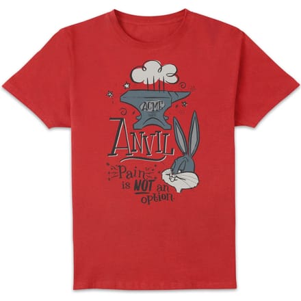 Looney Tunes ACME Anvil Men's T-Shirt - Red - S