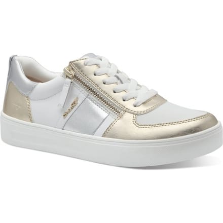 Tamaris - maat 40- COMFORT Essentials Dames Sneakers - GOLD-SILVER