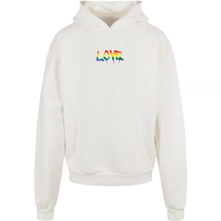 Merchcode - Love Teddy Oversized Hoodie/trui - 3XL - Wit