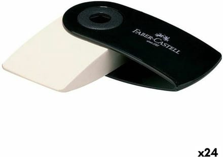 Faber-Castell Sleeve Mini vlakgum Beige, Zwart 1 stuk(s)