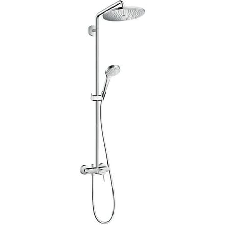 Hansgrohe Croma select s Showerpipe - 280 - 1jet - met eengreeps mengkraan - hoogglans chroom