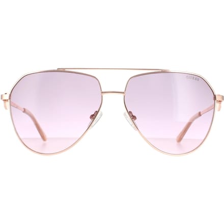 Guess Piloten Dames Shiny Rose Gold Bordeaux Gradient GF6140