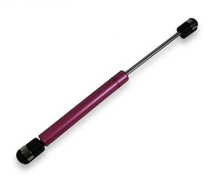 Gasdrukveer 154mm/46mm met kogelkopbevestiging roze