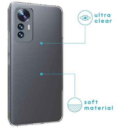 imoshion Hoesje - Geschikt voor Xiaomi 12 Lite - Softcase Backcover smartphone - Transparant
