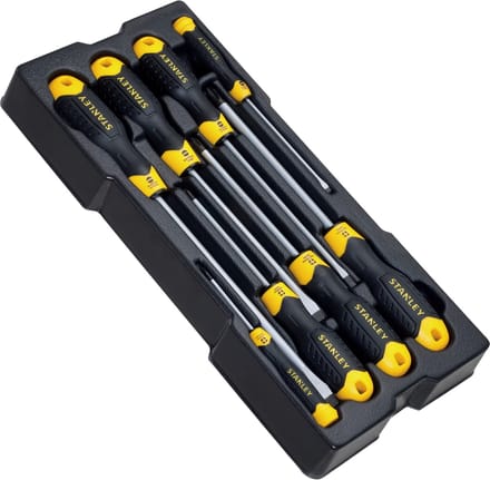 Stanley STMT1-74181 Transmodule Cushiongrip Schroevendraaiers 8-Delig