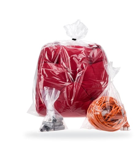 Inpakr Transparante LDPE Zakken met Zijvouw - 1000 Stuks - 20 x 4 x 35 cm - 20 Micron