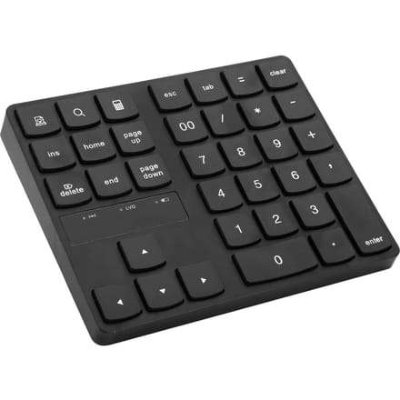 Mini clavier numérique 35 touches 2,4 GHz sans fil ultra fin, accessoire informatique