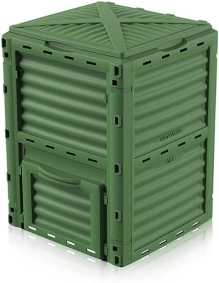 Tuincompostbak - Keukencomposter - Afval verwerken - Grote capaciteit - 300 liter - Meerkleurig