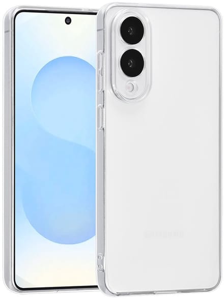 TUNIQ Back cover voor Galaxy S25 Edge - Transparant - Flexibel TPU - Perfecte Pasvorm