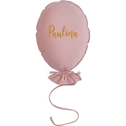 Deluxe ballon kussen natuurlijk roos gepersonaliseerd Malomi Kids