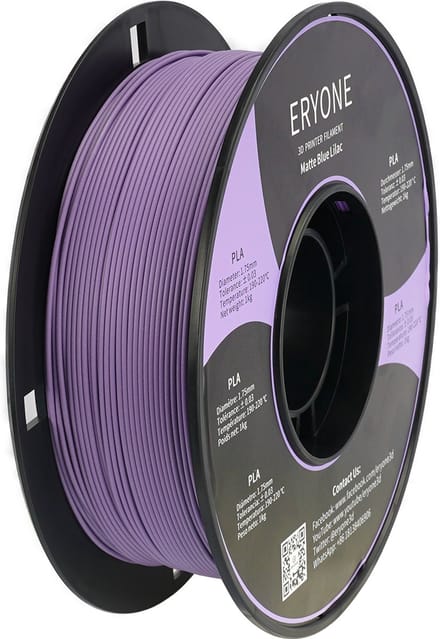 Eryone PLA Mat Paars 1Kg 1,75mm - 3D-printer Filament