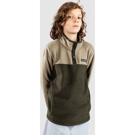 Columbia Steens Mtn II 1/4 Snap Pull-Over Kids Half-Zip Fleece Trui groen