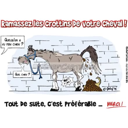 Humoristische plaquette crottoir Fr8Man