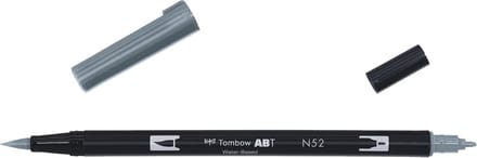 Tombow Brush pen - ABT N52 - Dual Brushpen - Cool Gray 8 - Grijs